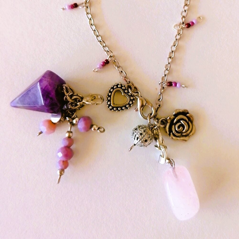 Collar Esotérico para Gatitos – Protección y Energía con Cuarzos Intercambiables - Imagen 2