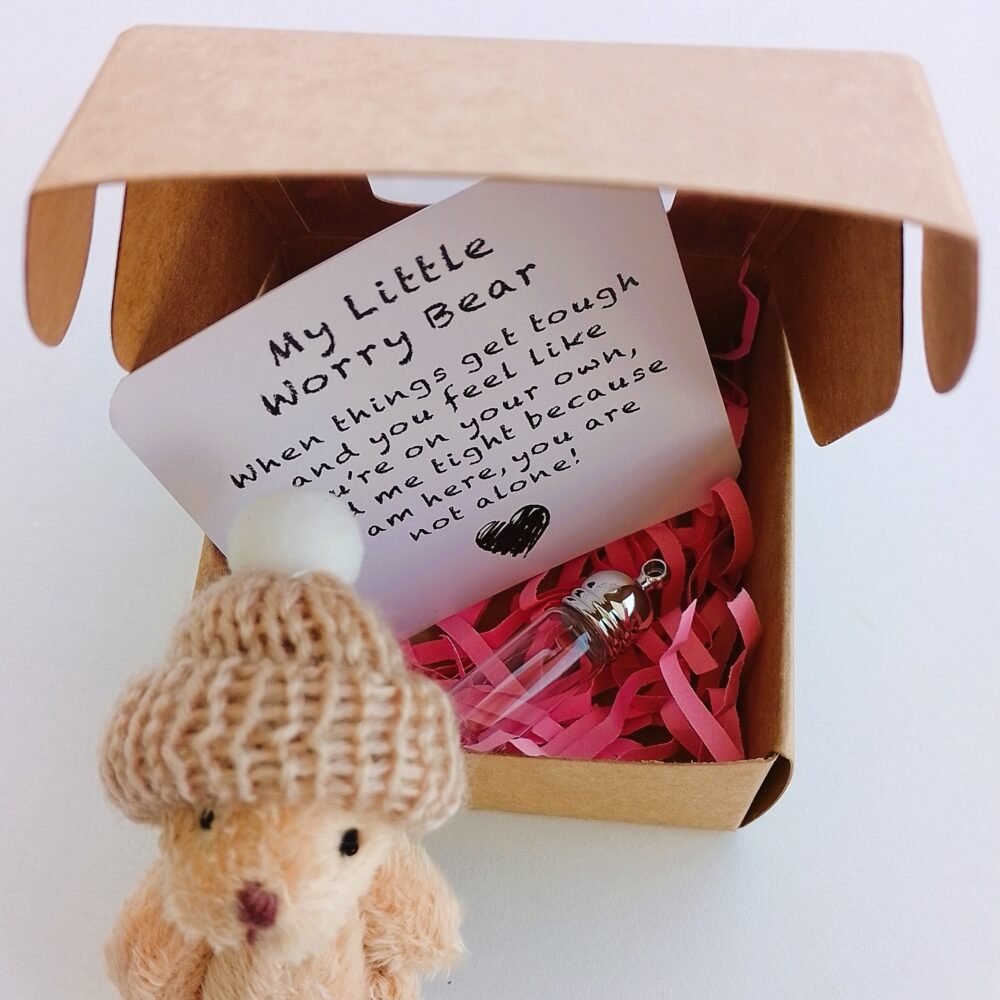 Mini Osito Guardián – Peluche Conmemorativo con Contenedor para Cenizas - Imagen 2